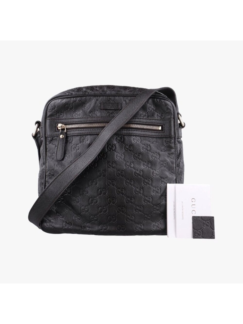 Gucci GG Supreme Messenger Brown Leather